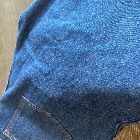 VINTAGE SEARS MEN'S STORE MINI FLARE / BOOTCUT JEANS SIZE 34/33 - Picture 8 of 11